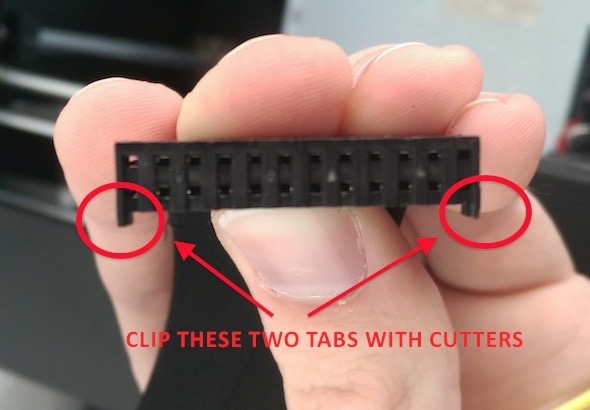 Cable Connector Tabs